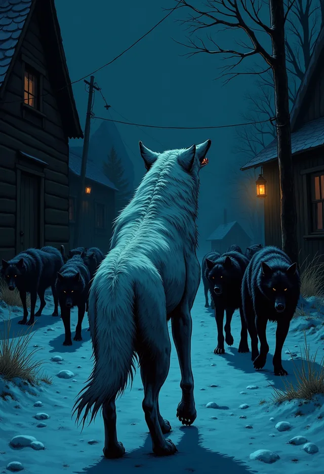 Weißer Wolf